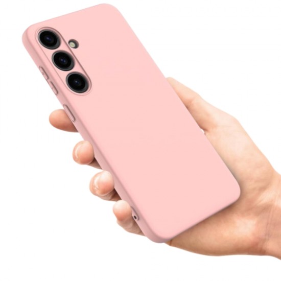 Силиконов кейс MBX Silicone Soft and Silky Case, За Samsung Galaxy S24 (S921B), Розов от Fonax.bg