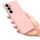Силиконов кейс MBX Silicone Soft and Silky Case, За Samsung Galaxy S24 (S921B), Розов от Fonax.bg