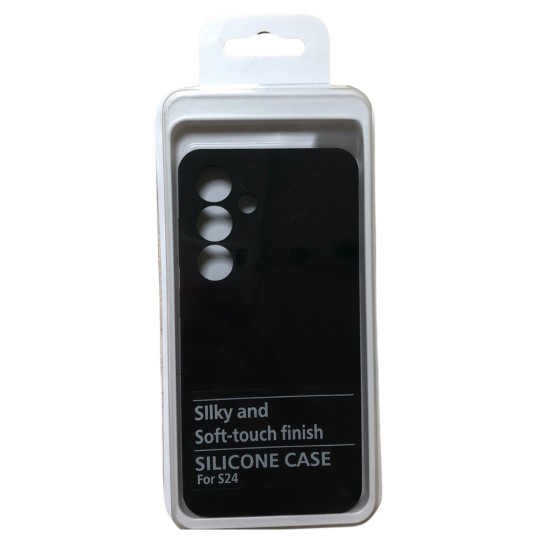Силиконов кейс MBX Silicone Soft and Silky Case, За Samsung Galaxy S24 (S921B), Розов от Fonax.bg