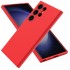 Силиконов кейс MBX Silicone Soft and Silky Case, За Samsung Galaxy S24 Ultra (S928B), Червен