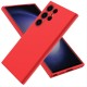 Силиконов кейс MBX Silicone Soft and Silky Case, За Samsung Galaxy S24 Ultra (S928B), Червен от Fonax.bg