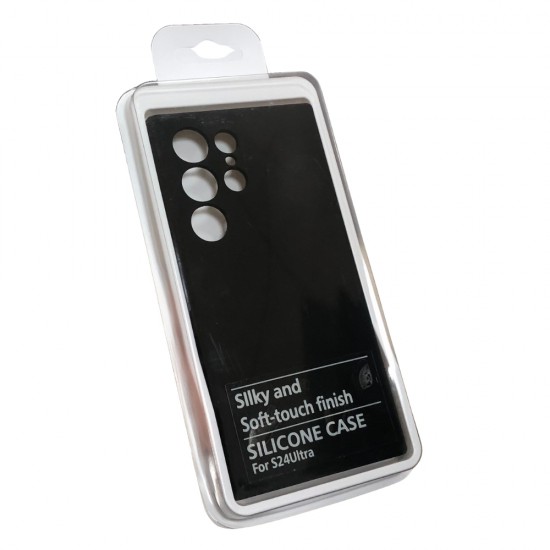 Силиконов кейс MBX Silicone Soft and Silky Case, За Samsung Galaxy S24 Ultra (S928B), Червен от Fonax.bg