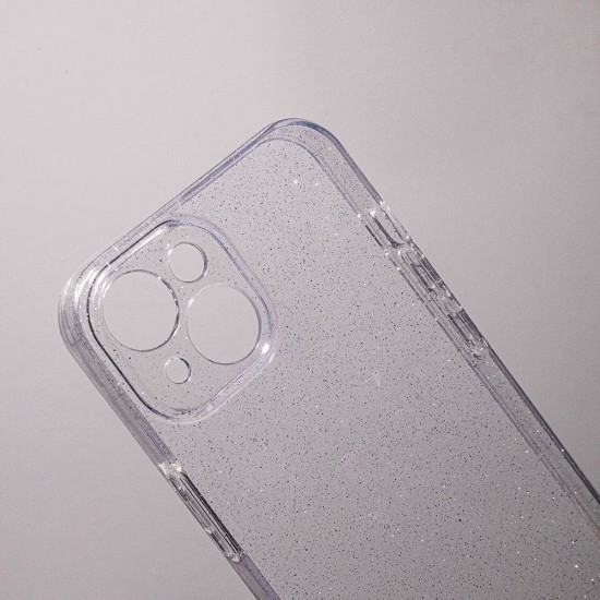 Силиконов кейс Shine 2 mm брокатен, За Honor 600, Прозрачен