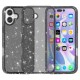Силиконов кейс Shine 2 mm брокатен, За iPhone 16 (6.1), Черен от Fonax.bg