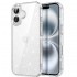 Силиконов кейс Shine 2 mm брокатен, За iPhone 16 (6.1), Прозрачен