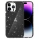 Силиконов кейс Shine 2 mm брокатен, За iPhone 16 Pro (6.3), Черен от Fonax.bg
