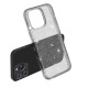 Силиконов кейс Shine 2 mm брокатен, За iPhone 16 Pro (6.3), Черен от Fonax.bg