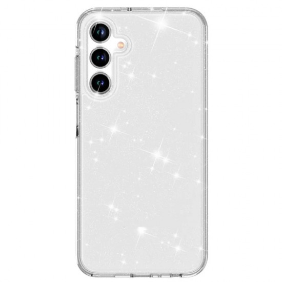 Силиконов кейс Shine 2 mm брокатен, За Samsung Galaxy A27, Прозрачен