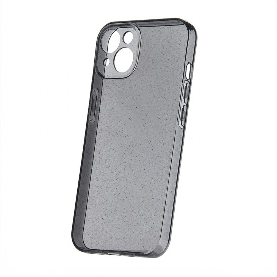 Силиконов кейс Shine 2 mm брокатен, За Samsung Galaxy S24 Plus (S926B), Черен от Fonax.bg