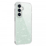 Силиконов кейс Shine 2 mm брокатен, За Samsung Galaxy S25 FE / S26 FE, Прозрачен