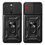 Силиконов твърд кейс bSmart Defender Slide, За Honor 600, Черен
