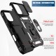 Силиконов твърд кейс bSmart Defender Slide, За iPhone 17 (6.3), Черен от Fonax.bg
