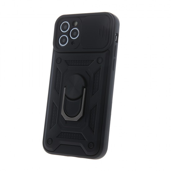 Силиконов твърд кейс bSmart Defender Slide, За Samsung Galaxy S23 Plus (S916B), Черен от Fonax.bg