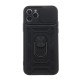 Силиконов твърд кейс bSmart Defender Slide, За Samsung Galaxy S24 (S921B), Черен от Fonax.bg