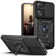 Силиконов твърд кейс bSmart Defender Slide, За Xiaomi Redmi 13C 4G, Черен от Fonax.bg