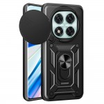 Силиконов твърд кейс bSmart Defender Slide, За Xiaomi Redmi Note 14 Pro 5G, Черен