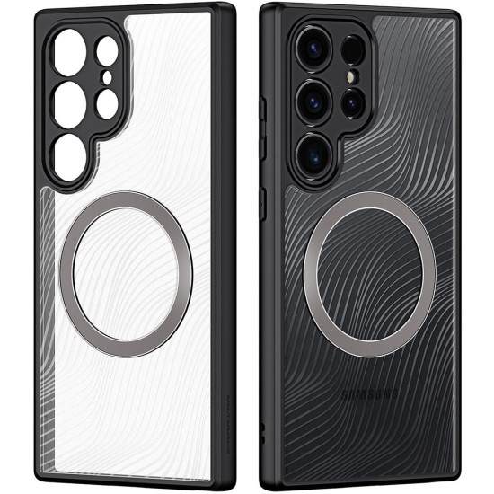 Силиконов твърд кейс Dux Ducis AIMO с Magsafe, За Samsung Galaxy S24 Ultra (S928B), Черен от Fonax.bg