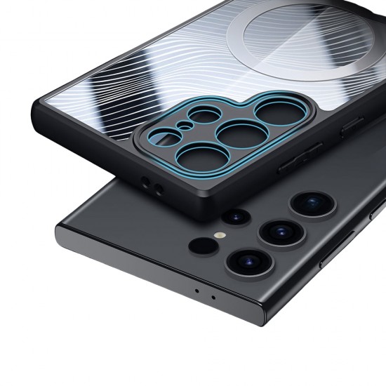 Силиконов твърд кейс Dux Ducis AIMO с Magsafe, За Samsung Galaxy S24 Ultra (S928B), Черен от Fonax.bg