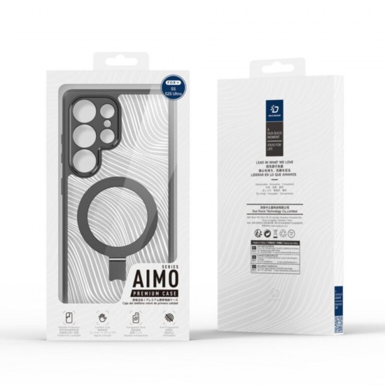 Силиконов твърд кейс Dux Ducis AIMO с Magsafe, За Samsung Galaxy S25 Ultra, Черен от Fonax.bg