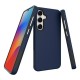 Силиконов твърд кейс Vmax Triangle, За Samsung Galaxy S25 Plus, Тъмносин от Fonax.bg