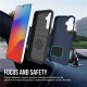 Силиконов твърд кейс Vmax Triangle, За Samsung Galaxy S25 Plus, Тъмносин от Fonax.bg