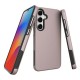 Силиконов твърд кейс Vmax Triangle, За Samsung Galaxy S25, Розово-златен от Fonax.bg