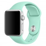 Силиконова каишка bSmart за часовник Apple iWatch 38/40/41mm, Ментова