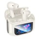 Слушалки Bluetooth безжични Hoco TWS ANC ENC EQ21 с тъчскрийн, бели