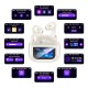 Слушалки Bluetooth безжични Hoco TWS ANC ENC EQ21 с тъчскрийн, бели