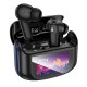 Слушалки Bluetooth безжични Hoco TWS ANC ENC EQ21 с тъчскрийн, черни от Fonax.bg
