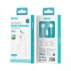 Слушалки BWOO HF175 с USB-C дигитален интерфейс, бели