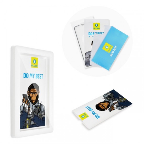 Стъклен протектор за дисплей Blueo 5D Full Strong HD с цяло лепило, За iPhone 11 (6.1), Черен от Fonax.bg