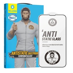 Стъклен протектор Blueo 5D Full Strong HD с цяло лепило, За iPhone 14 Plus (6.7), Черен