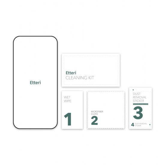 Стъклен протектор Etteri 9D за iPhone Duo