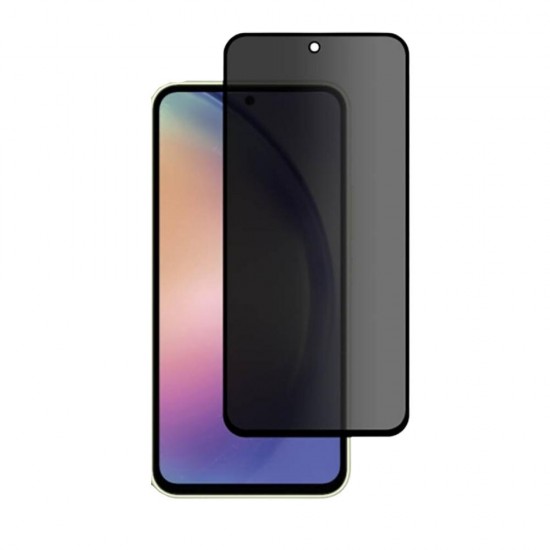 Стъклен протектор за дисплей MBX 5D Full Privacy с цяло лепило, За Samsung Galaxy A54 5G (A546B), Черен от Fonax.bg