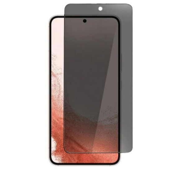 Стъклен протектор за дисплей MBX 5D Full Privacy с цяло лепило, За Samsung Galaxy S22 5G (S901B), Черен от Fonax.bg