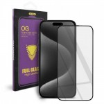 Стъклен протектор OG Premium извит, За Huawei Pura 80 Pro, Черен