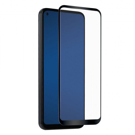 Стъклен протектор за дисплей OG paper box 5D Slim с цяло лепило, За Samsung Galaxy A12/M12 (A125F/M127F), Черен от Fonax.bg