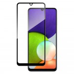Стъклен протектор OG Premium paper box с цяло лепило, За Samsung Galaxy A22 4G (A225F), Черен
