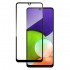 Стъклен протектор OG Premium paper box с цяло лепило, За Samsung Galaxy A22 4G (A225F), Черен
