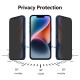 Стъклен протектор за дисплей OG Premium Privacy с цяло лепило, За iPhone 16e, Черен от Fonax.bg