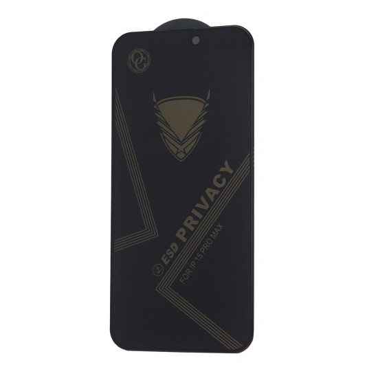 Стъклен протектор OG Premium Privacy с цяло лепило, За Samsung Galaxy S26, Черен от Fonax.bg