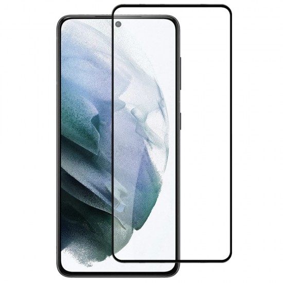 Стъклен протектор за дисплей OG 5D Slim с цяло лепило без дупка, За Samsung Galaxy S23 (S911B), Черен от Fonax.bg