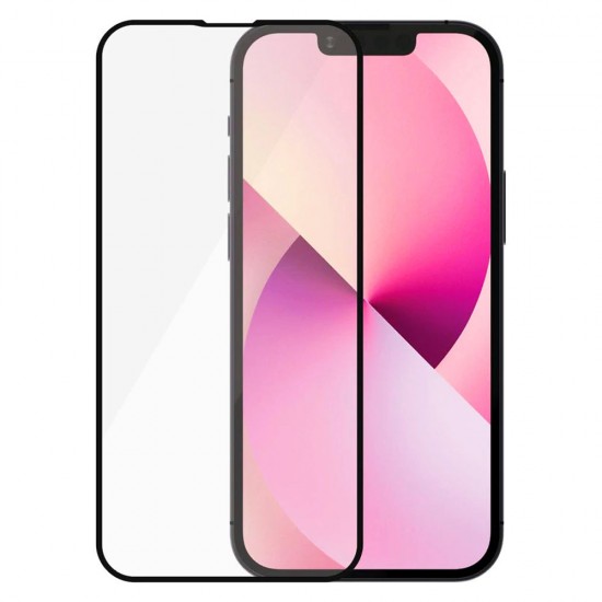 Стъклен протектор за дисплей OG 5D Slim с цяло лепило, За iPhone 13 Mini (5.4), Черен от Fonax.bg