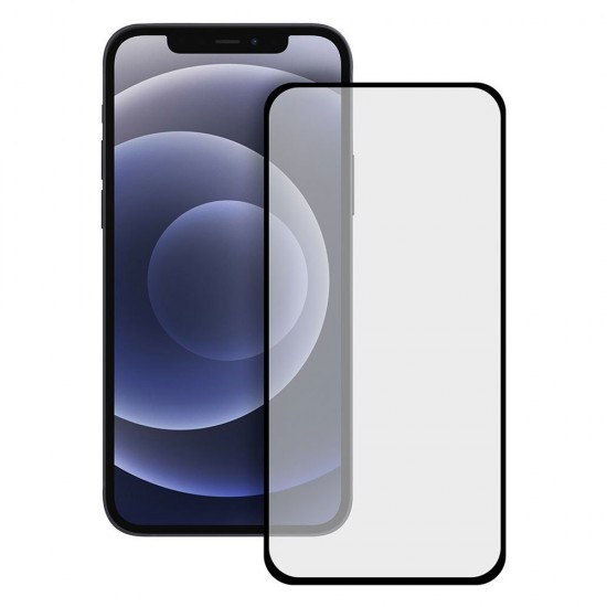 Стъклен протектор за дисплей OG 5D Slim с цяло лепило, За iPhone 14 (6.1), Черен от Fonax.bg