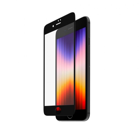 Стъклен протектор за дисплей OG 5D Slim с цяло лепило, За iPhone 7/8/SE 2020/2022, Черен от Fonax.bg