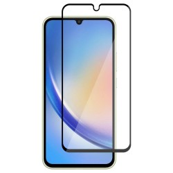 Стъклен протектор OG Premium с цяло лепило, За Samsung Galaxy A34 5G (A346B), Черен