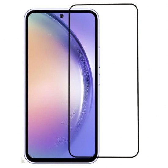 Стъклен протектор за дисплей OG 5D Slim с цяло лепило, За Samsung Galaxy A55 (A556), Черен от Fonax.bg
