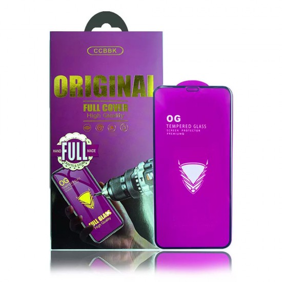 Стъклен протектор за дисплей OG 5D Slim с цяло лепило, За Samsung Galaxy S20 FE 4G/5G (G780F/G781B), Черен от Fonax.bg