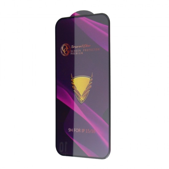 Стъклен протектор за дисплей OG 5D Slim с цяло лепило, За Samsung Galaxy S24 Ultra (S928B), Черен от Fonax.bg